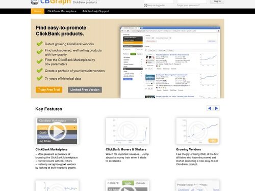 A Professional ClickBank Marketplace | CBGraph