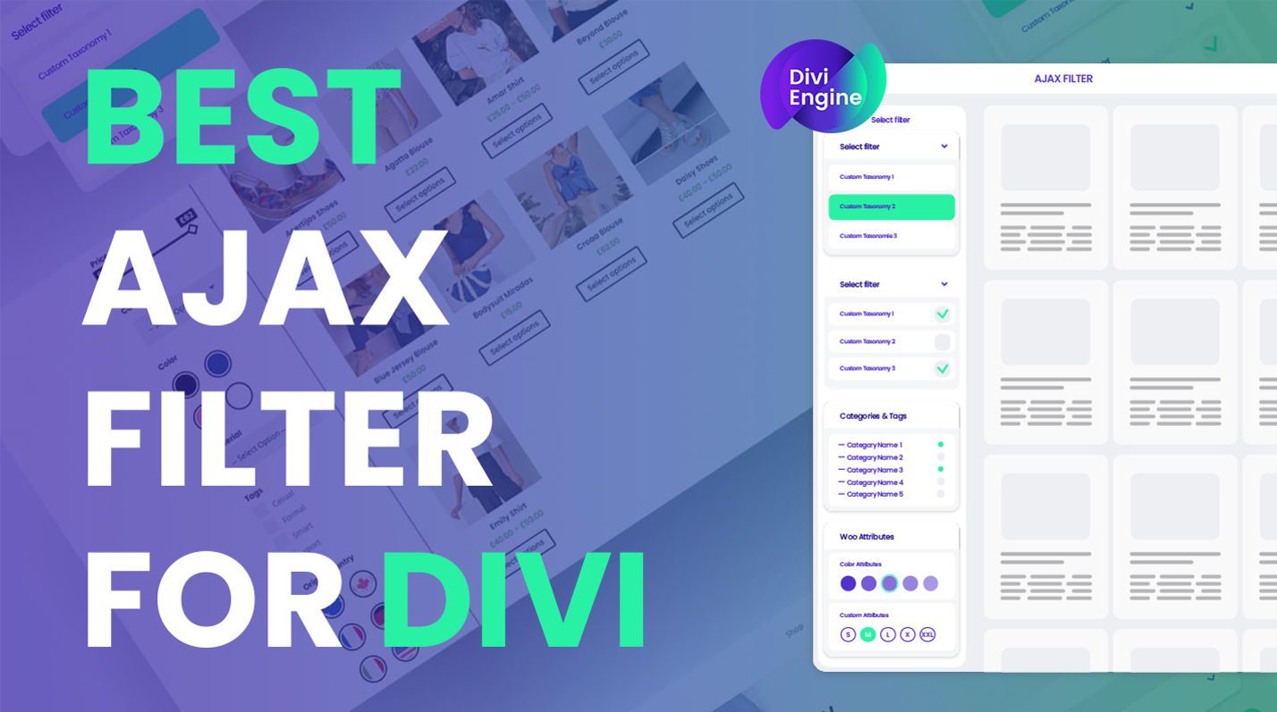 Divi Ajax Filter by Divi Engine