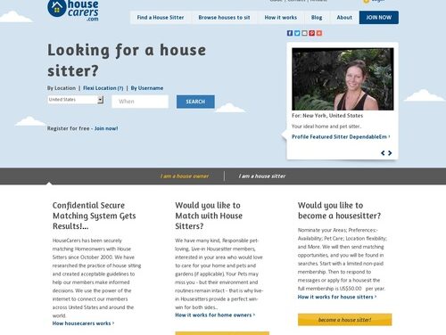 House Sitter Directory for Homeowners and House Sitters