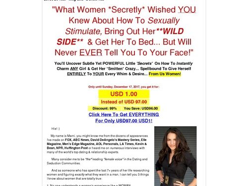 Wing Girl Secrets – How to Bring Out Her the Wild Side |