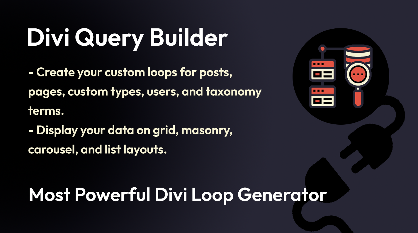 Divi Query Builder Plugin