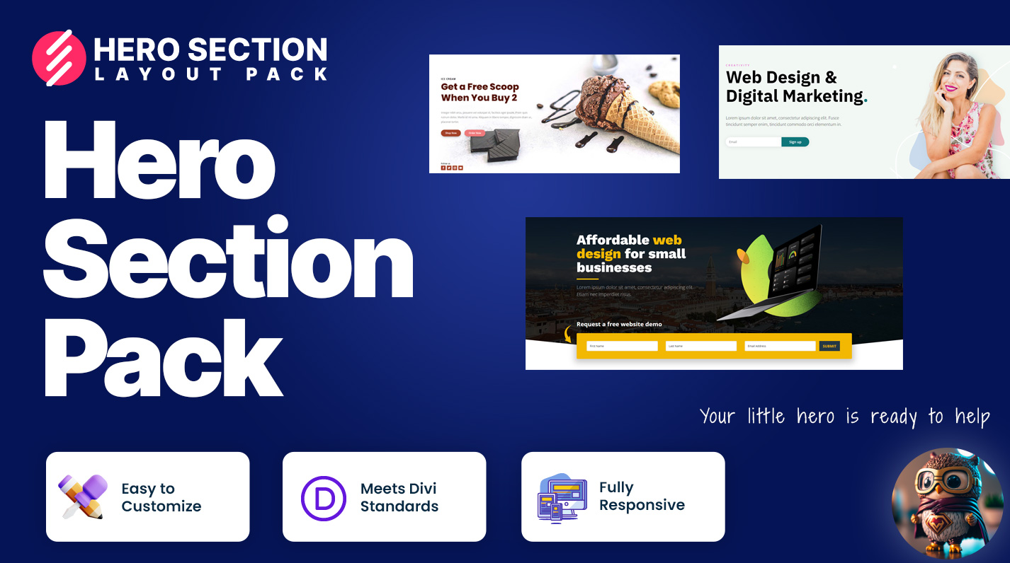 Divi Hero Header Layout Pack