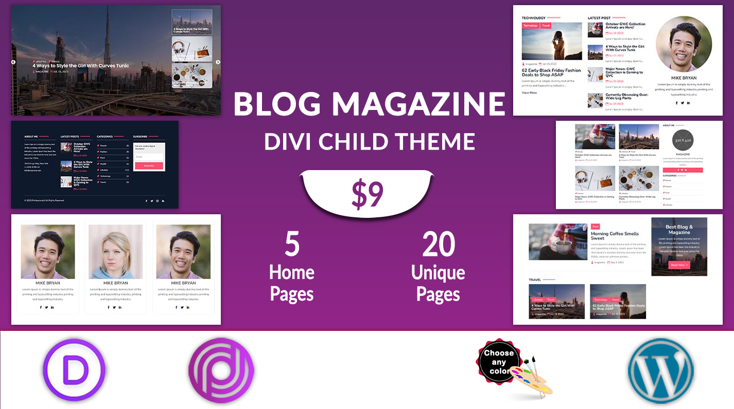 Divi Blog Magazine Theme