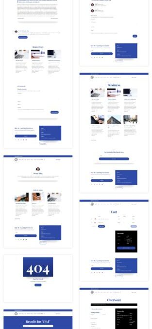 New Divi Starter Website online for Industry Coaches (Fast Set up)