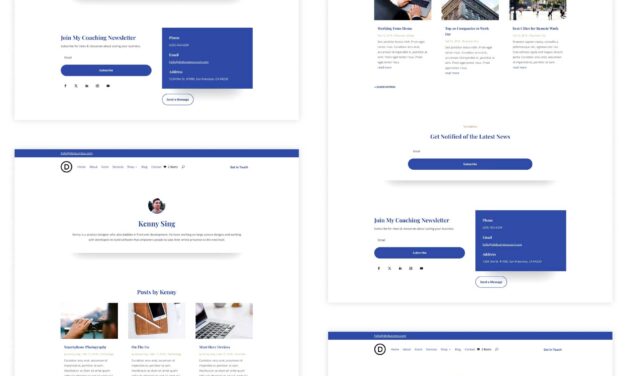 New Divi Starter Site for Business Coaches (Quick Install)