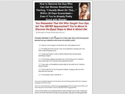 Date Hotter Girls: The 4 Elements of Game eBook