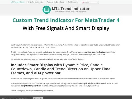 Download custom indicators for MetaTrader 4 with BONUS OFFER