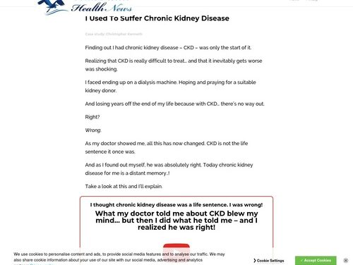 My Chronic Kidney cb | Blue Heron Health News