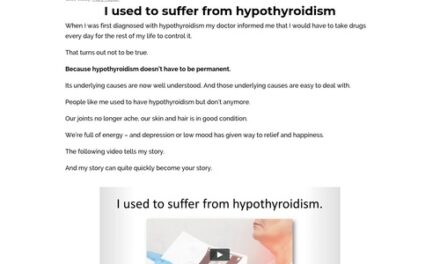 My Hypothyroidism vsl cb | Blue Heron Health News