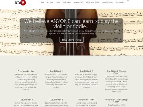 RDV | Violin Masterclasses with Red Desert Online Violin Lessons