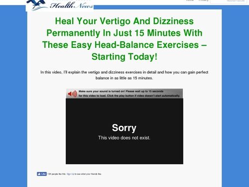 Vertigo and Dizziness Program – Blue Heron Health News