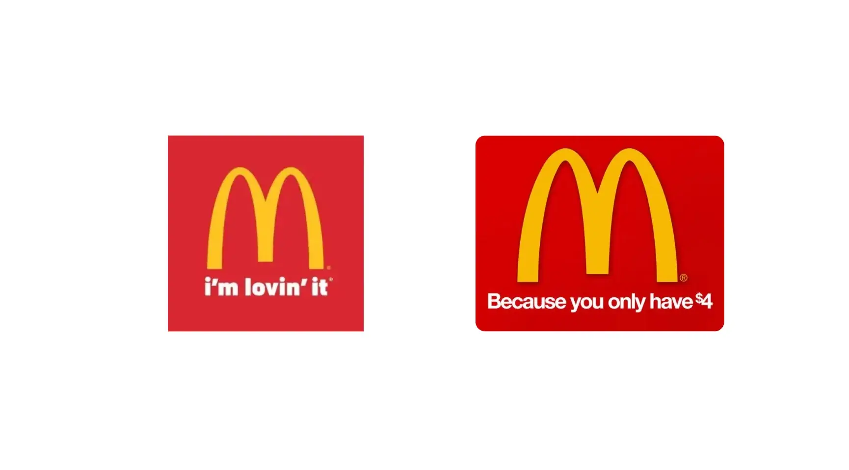 Accepting imperfections in marketing example: McDonald's vs. idea example