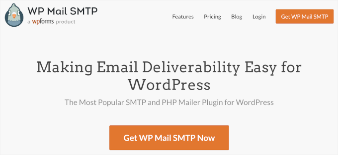 WP Mail SMTP homepage