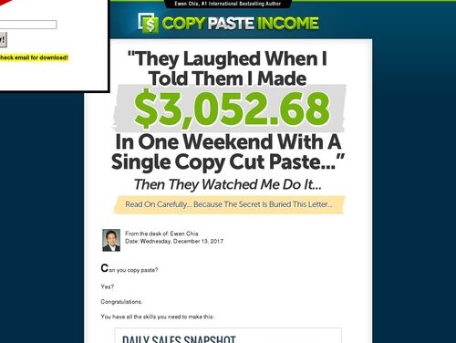 COPY PASTE INCOME!