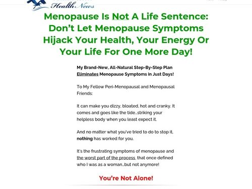 The Menopause Solution cb | Blue Heron Health News