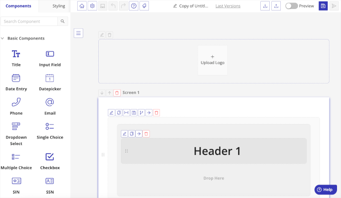 HIPAAtizer form builder