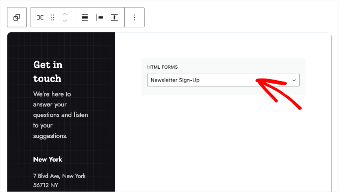 HTML Forms' dropdown