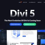 Divi 5 Public Alpha Landing Page October 2024