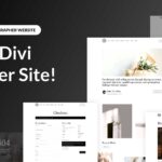 New Divi Starter Site for Photographers (Quick Install)