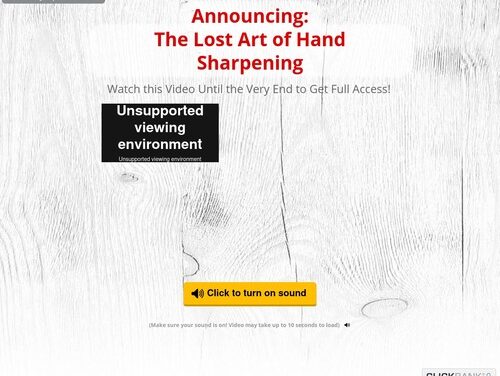 The lost art of hand sharpening