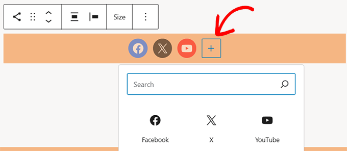 Easily add social icons