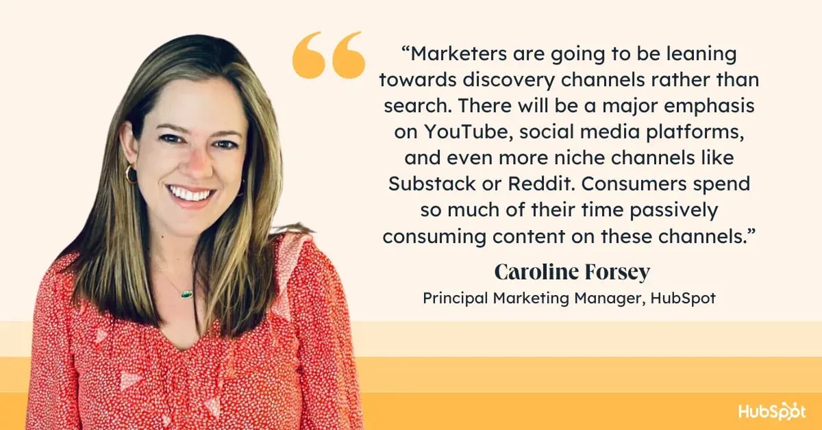 digital content prediction from caroline forsey