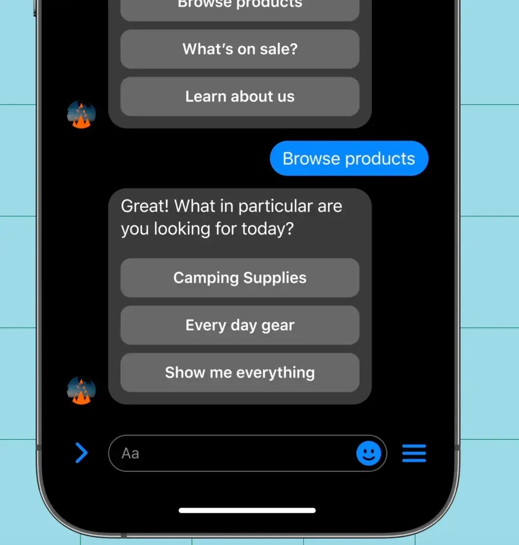 manychat’s facebook messenger feature