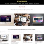 A screenshot of the Bookswarm website