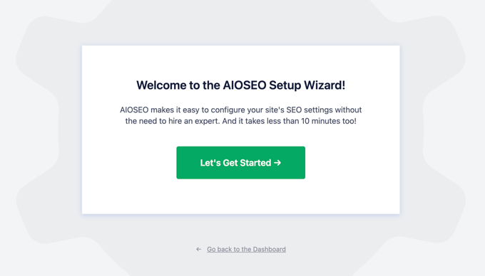 AIOSEO Setup Wizard