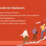 top five goals for marketers in 2024