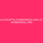 Automotic WordPress.com vs. WordPress.org comparability »WordPress: the freedom of ...