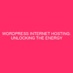 WordPress internet hosting: unlock the energy of the WordPress Internet hosting in Arkansas: ...